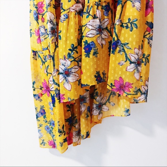 Eliza J. - Asymmetrical Hem Floral Dress - Picture 4 of 8